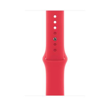 Pasek do Apple Watch 42/45mm Silicone - czerwony